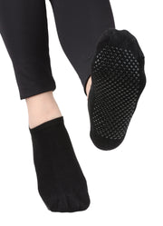 Silikon Tabanlı Patik Çorap (Siyah)