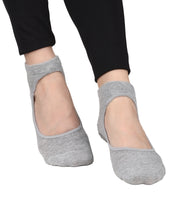 Silikon Tabanlı Bilek Babet Çorap (Gri)