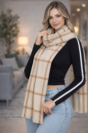 Unisex Omuz Şalı (Yün Akrilik Karışımı)