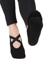 Silikon Tabanlı Babet Çorap (Siyah)