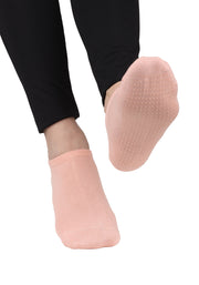 Silikon Tabanlı Patik Çorap (Yavruağzı)