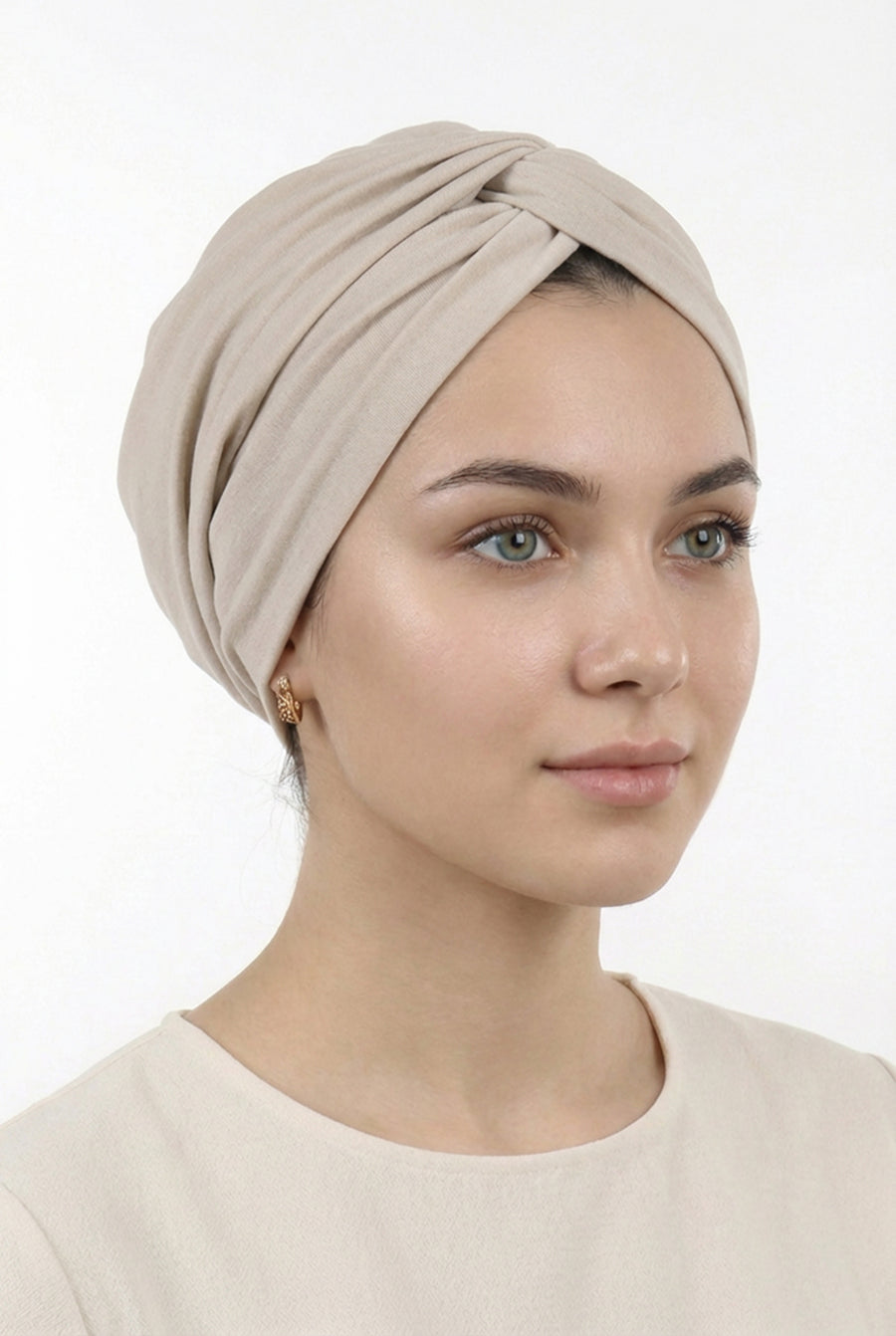 Düğümlü Dış Bone Hazır Model (Bej)