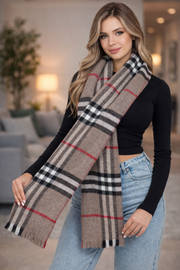 Unisex Omuz Şalı (Yün Akrilik Karışımı)