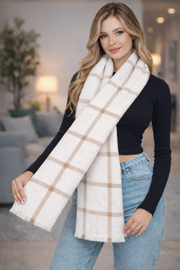 Unisex Omuz Şalı (Yün Akrilik Karışımı)