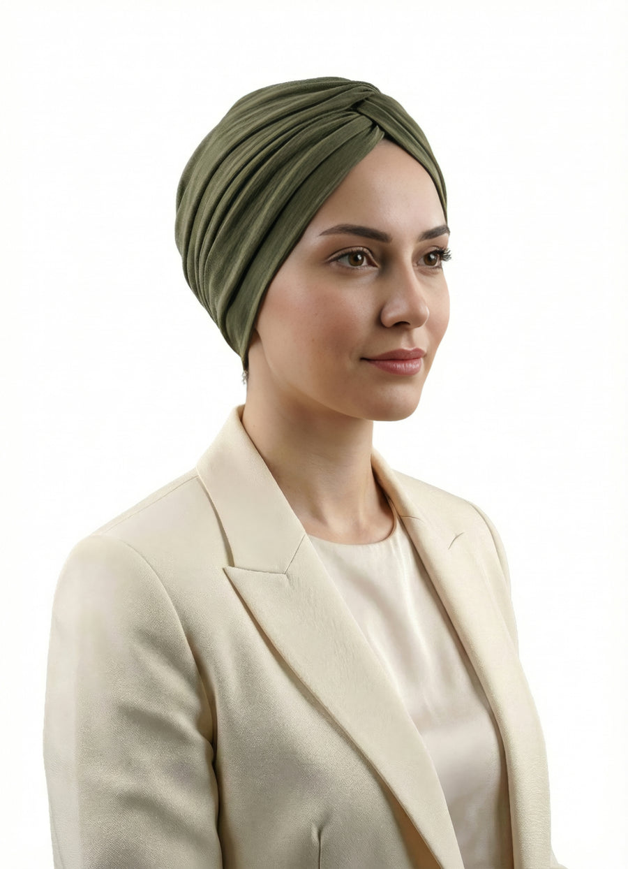 Düğümlü Dış Bone Hazır Model (Haki)