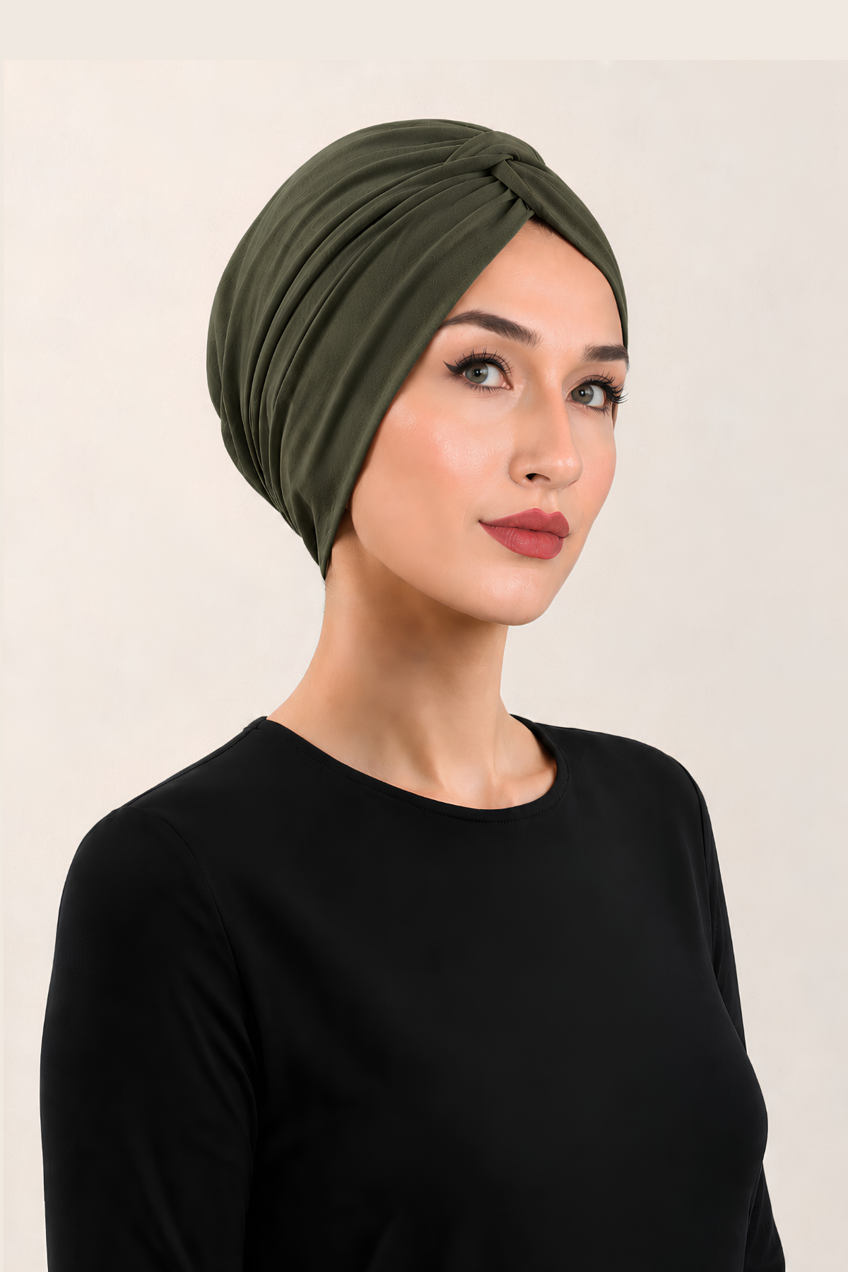 Düğümlü Dış Bone Hazır Model (Haki)