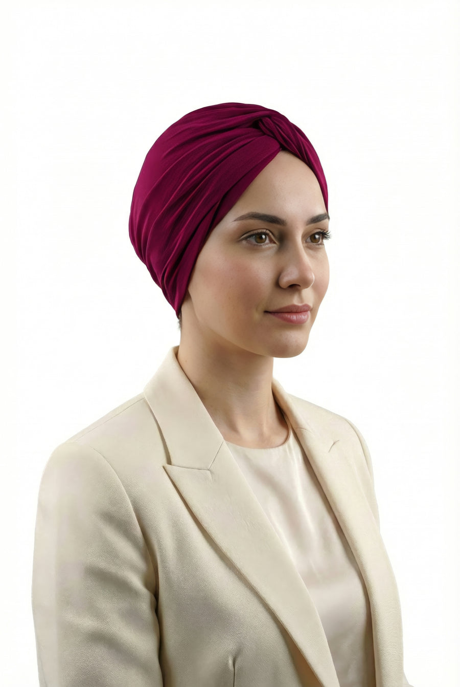 Düğümlü Dış Bone Hazır Model (Bordo)