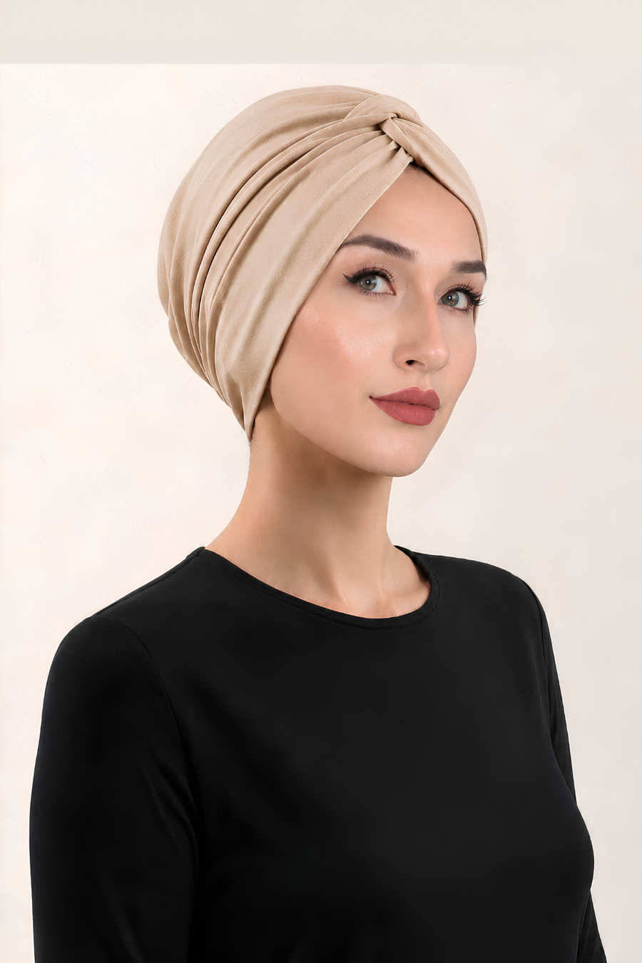 Düğümlü Dış Bone Hazır Model (Bej)