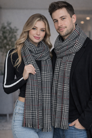 Unisex Omuz Şalı (Yün Akrilik Karışımı)