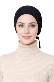 Kaymayan Tesettür Bonesi (Siyah)